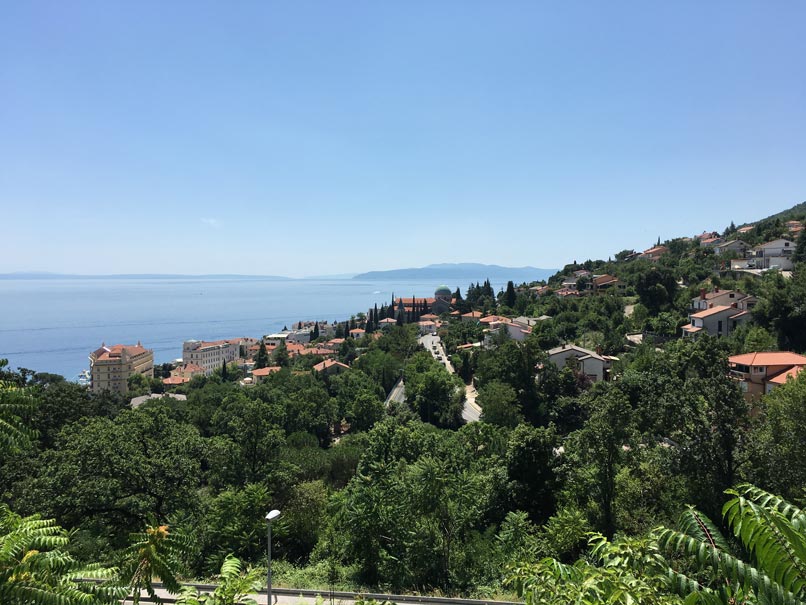 Opatija seen from top of an abandonned building II