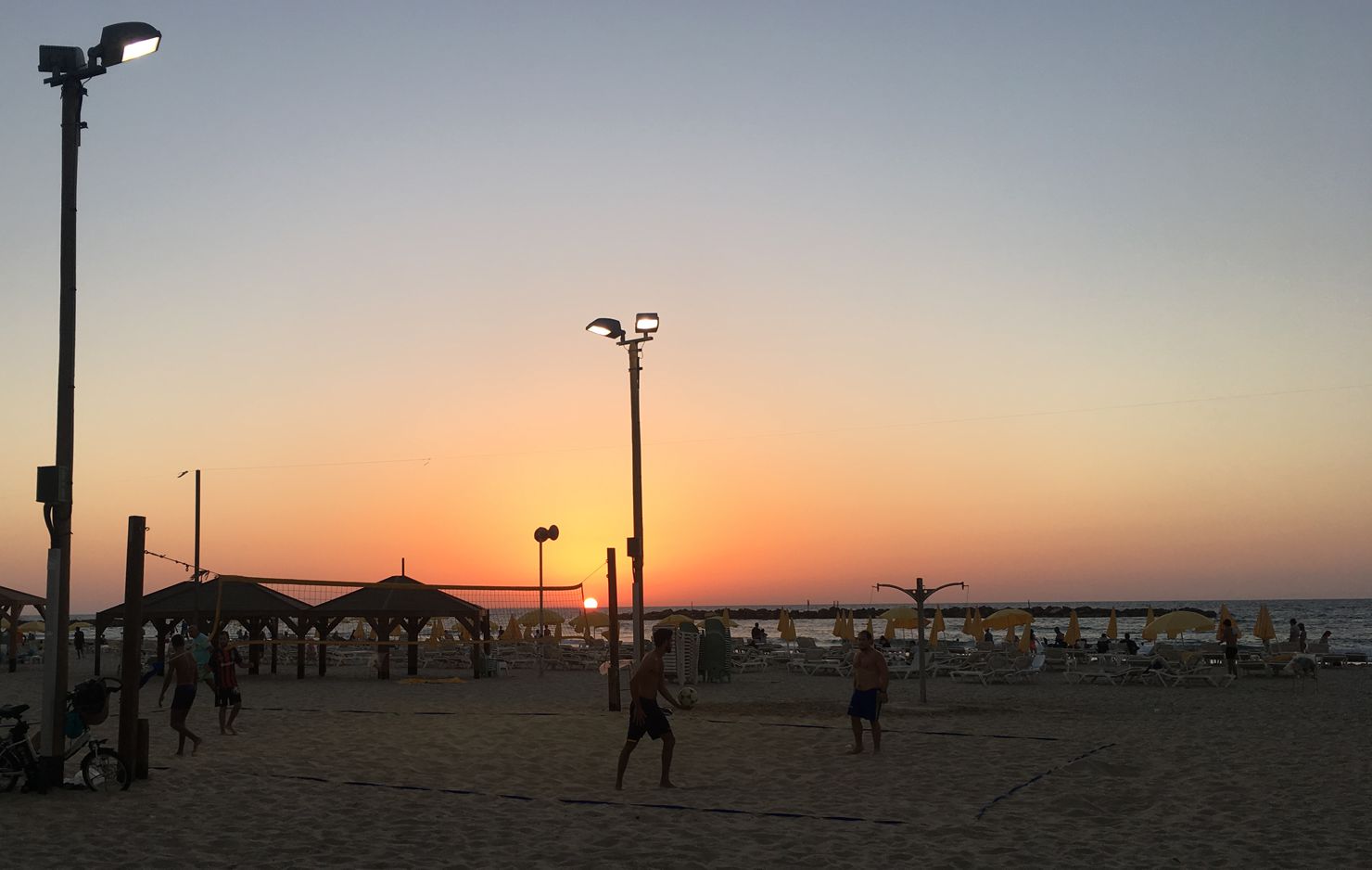 Tel Aviv Beach sunset
