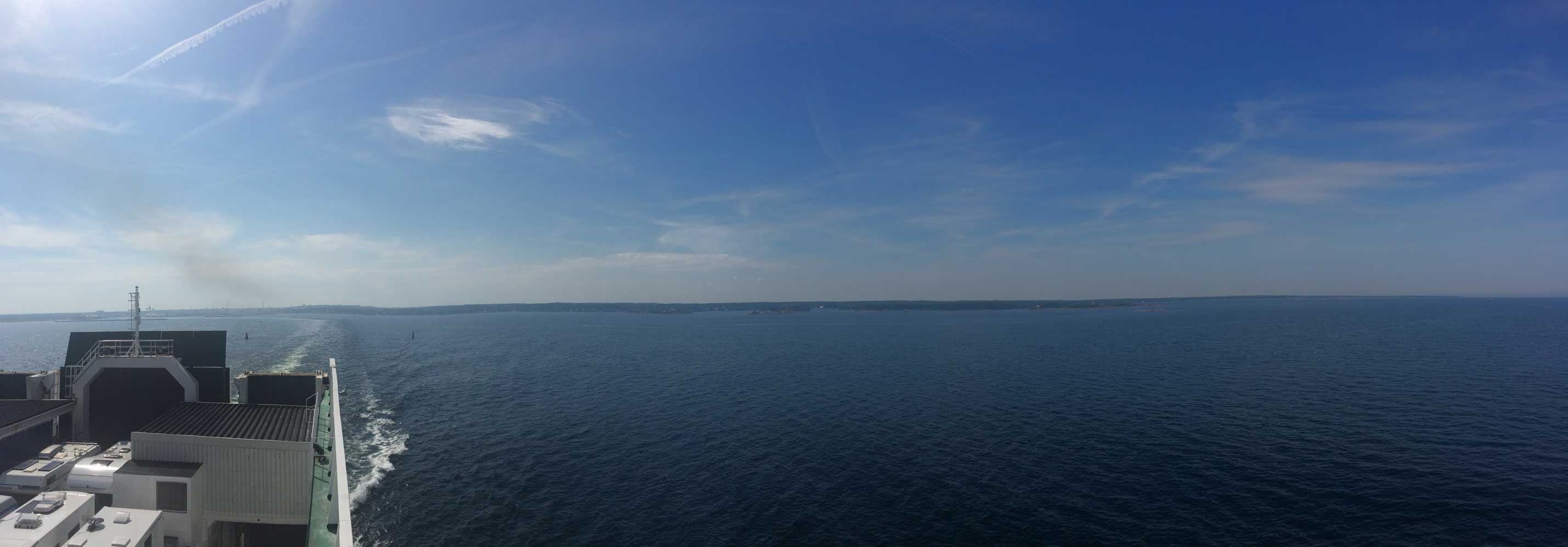 The view from the ferry - Baltic Sea