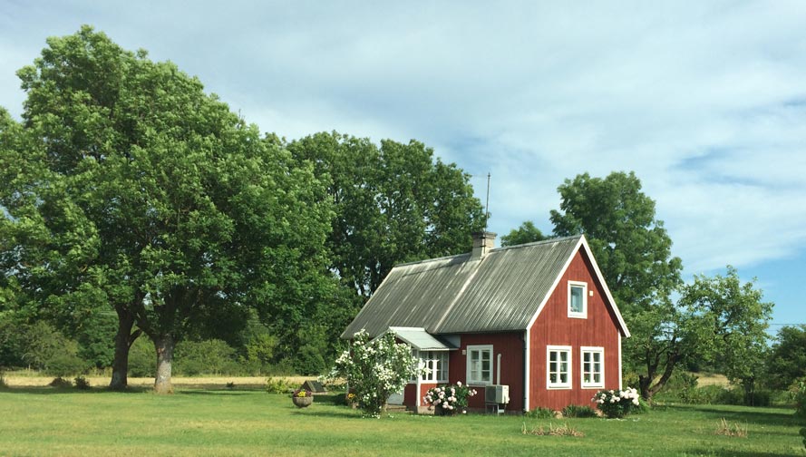 A typical Swedish house - Gotland, Sweden
